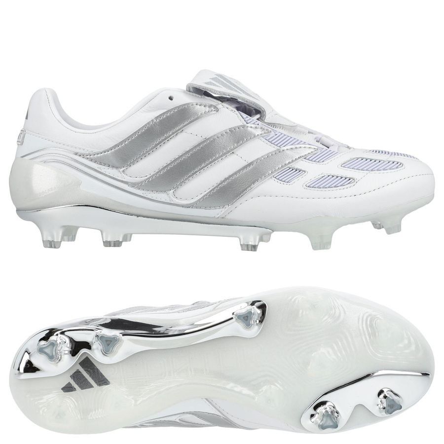 adidas Predator Precision FG - Blanc/Argenté/Argenté ÉDITION LIMITÉE