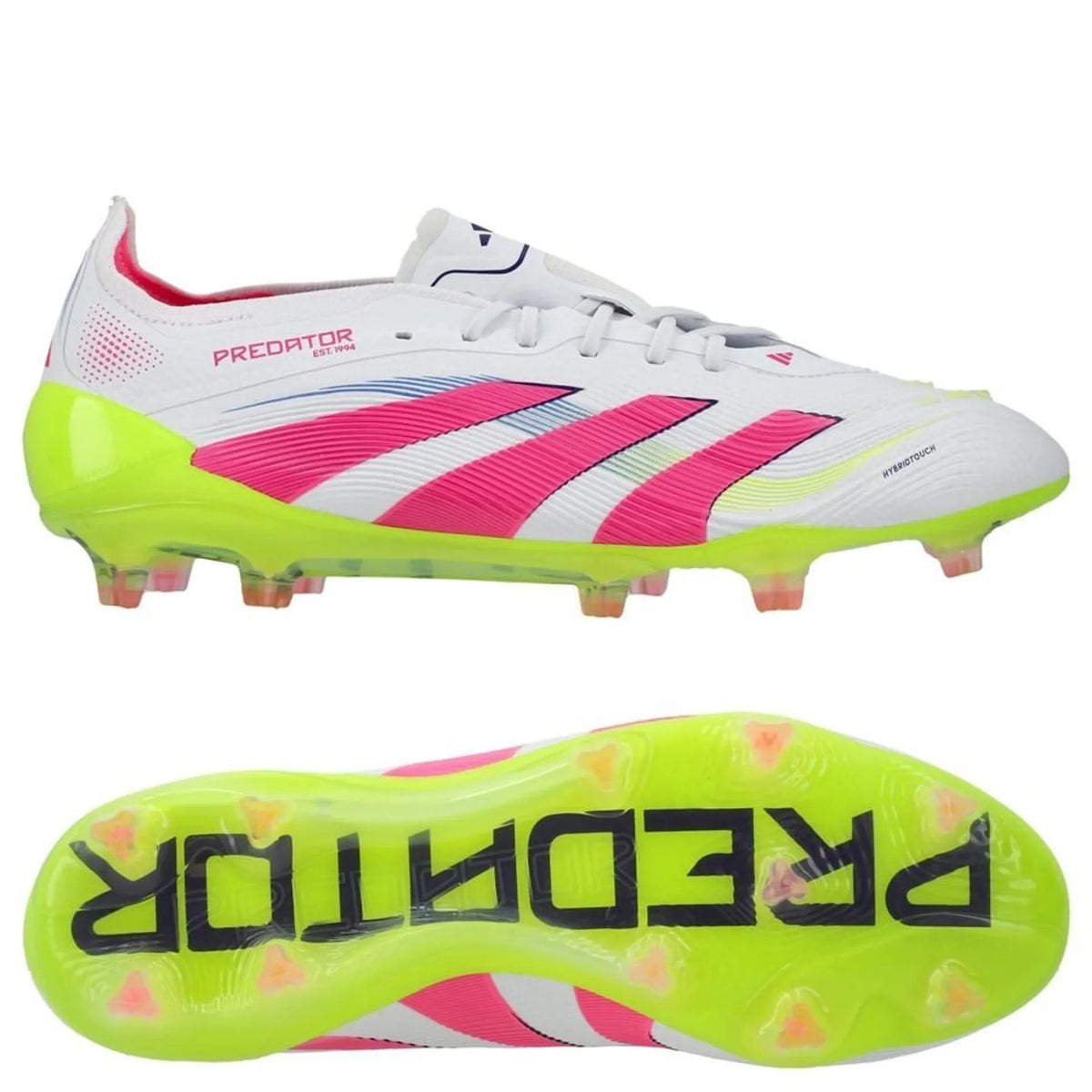 adidas Predator Elite FG Celestial Victory - Blanc/Rose/Vert