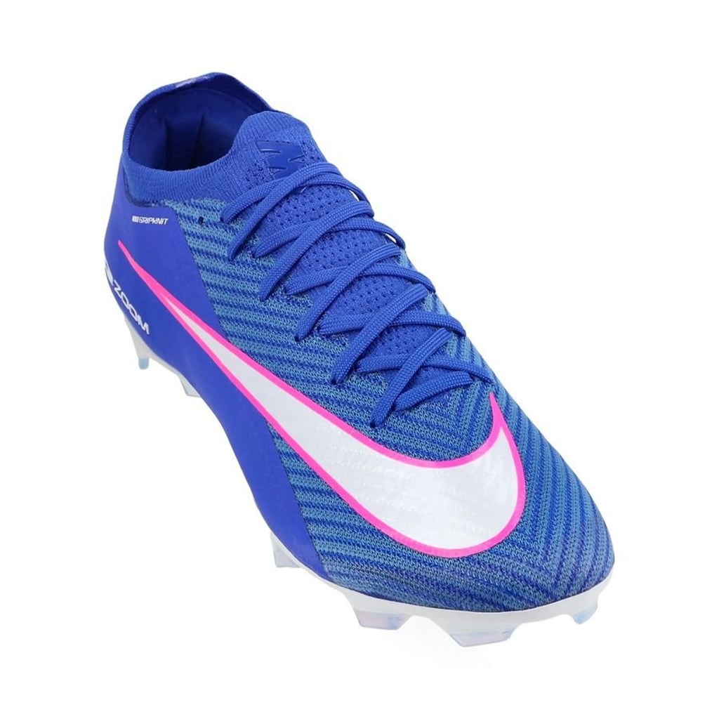 Nike Air Zoom Mercurial Vapor 16 Elite FG Attack - Bleu/Blanc