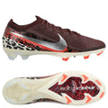 Nike Air Zoom Mercurial Vapor 16 Elite FG United - Bordeaux/Argenté/Universal Red/Gris