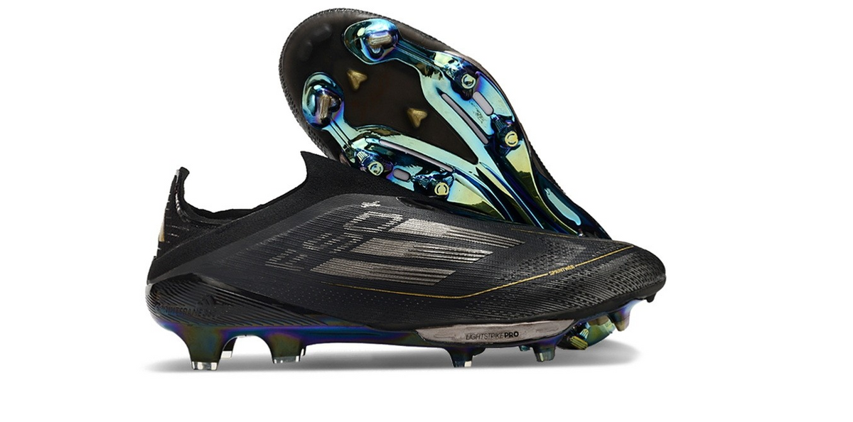 Adidas F50+ Laceless Darkspark Pack Elite FG - Noir/Or
