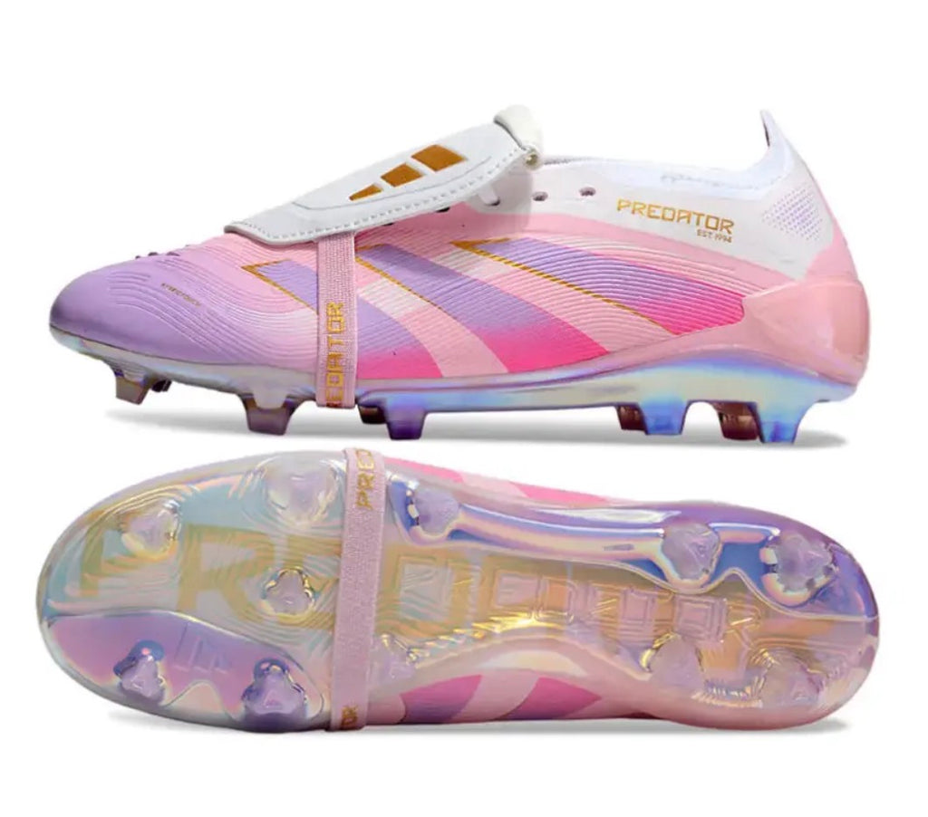 Predator 25 Elite Tongue FG - Rose/Blanc/OR