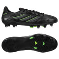 adidas Copa Pure Elite III FG Electric Stealth - Noir/Gris/Vert Pour Milieux