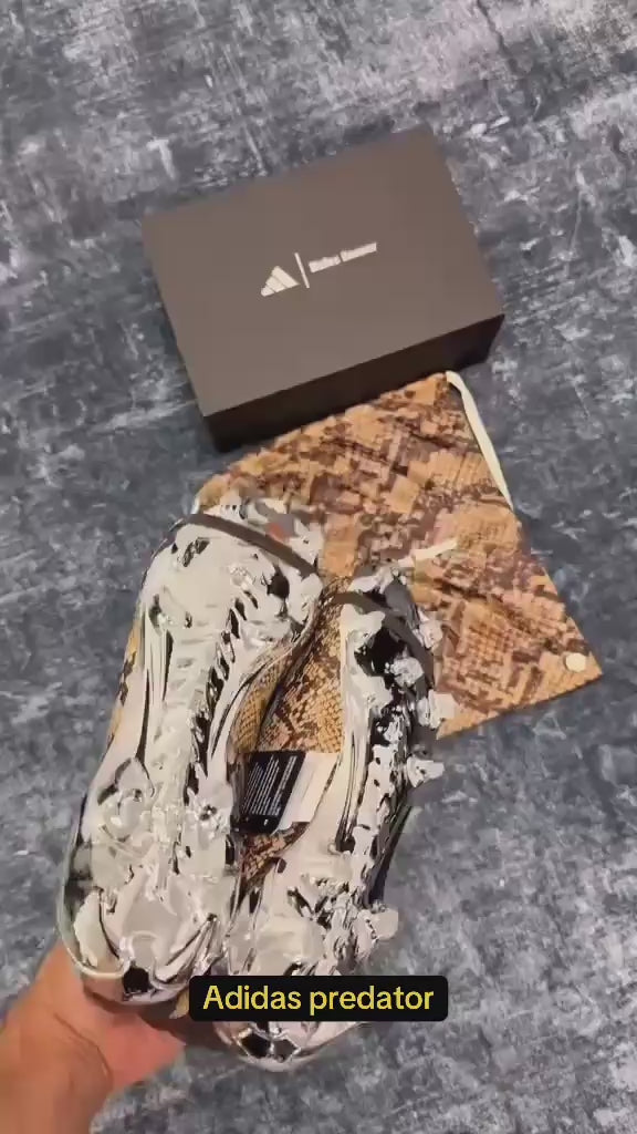 adidas Predator Elite Fold-over Tongue FG Wales Bonner - Marron/Argenté ÉDITION LIMITÉE