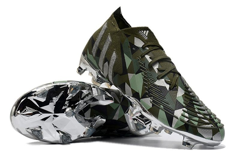 Adidas Predator Edge .1 FG Swarovski Crystals - Focus Olive/Argent Métallique/Citron Magique